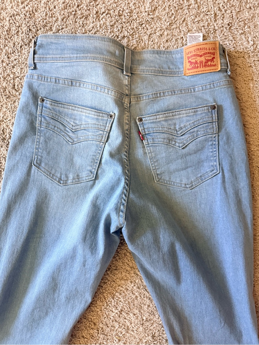 Levi's Light Blue Flared Jeans - Picture 2 of 3